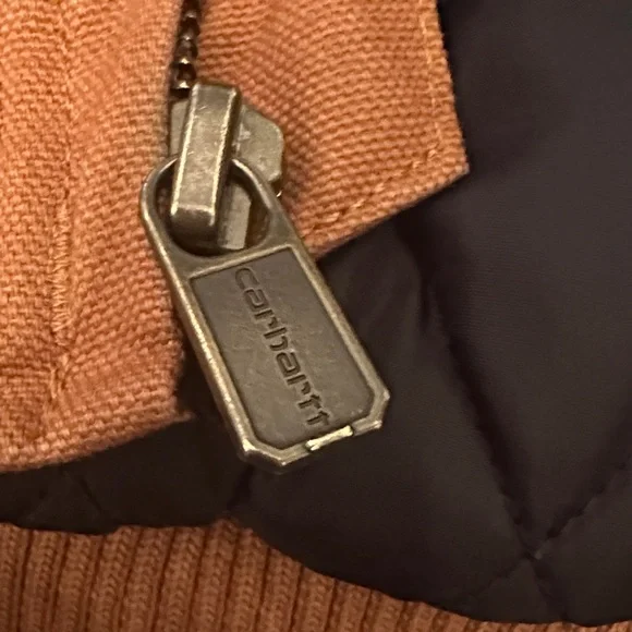 Carhartt Kids' Tan Hooded Puffer Jacket - Picture 4 of 6